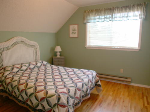 Lower level fireplace